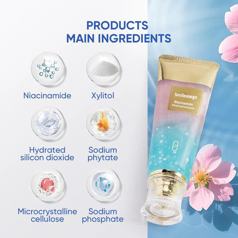 🔥Final - 3 Hours: 70% OFF Nicotinamide Whitening Toothpaste