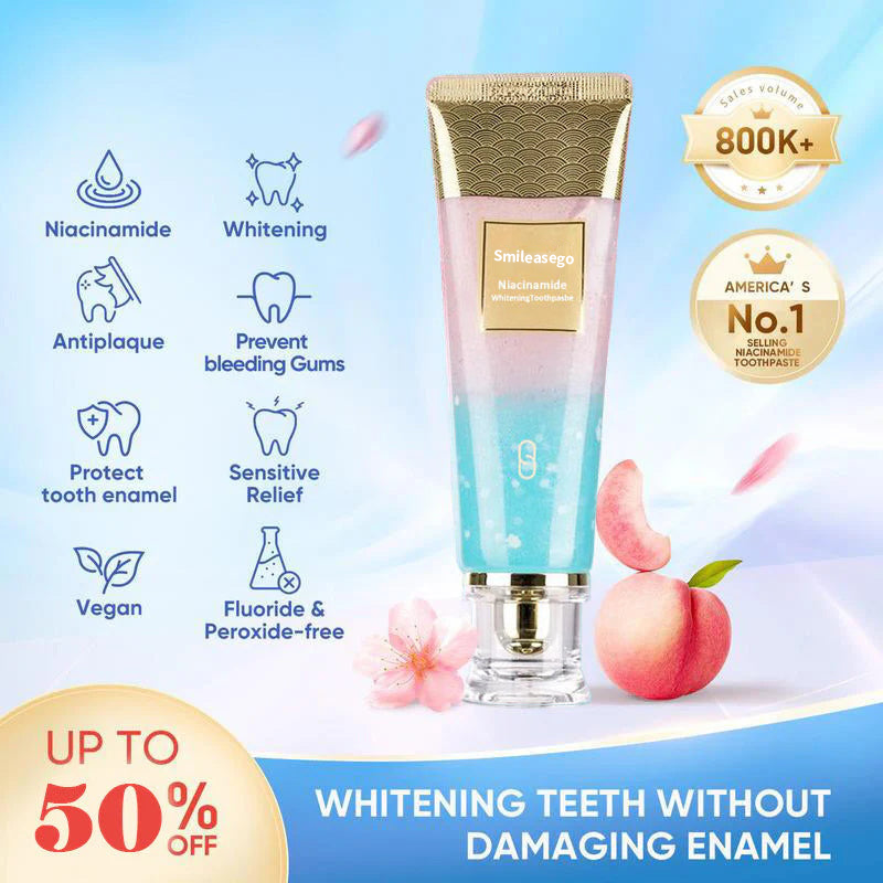 🔥Final - 3 Hours: 70% OFF Nicotinamide Whitening Toothpaste