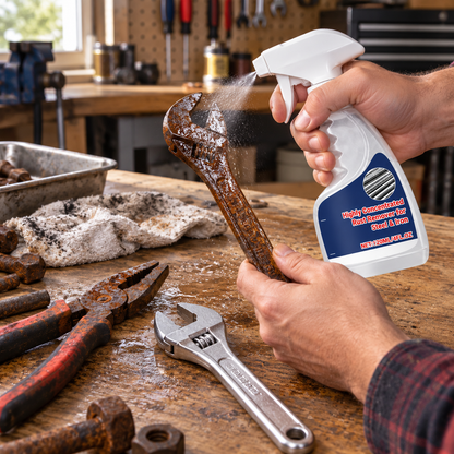 Powerful Rust Remover for Metal and Stainless Steel
