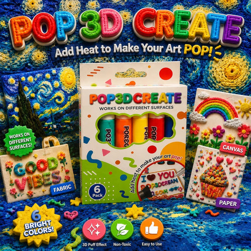 Mystgems®  3D Relief Art Pen – Turn Flat Drawings Into Touchable 3D Art🪄
